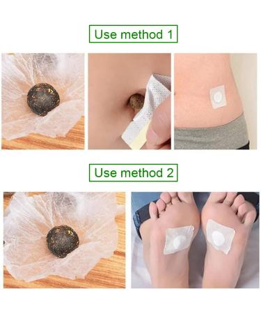 2 Boxes Mugwort Belly Patch 60Pcs Pills & Sticker Set for Moxa Hot Moxibustion - Buy Online on GoSupps.com
