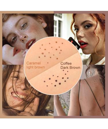 Freckle Pen Freckle Pen Makeup Freckle Pen Long Lasting Natural Freckle Pencil Freckle Makeup Tool (Light Brown+Dark Brown) - Buy Online on GoSupps.com