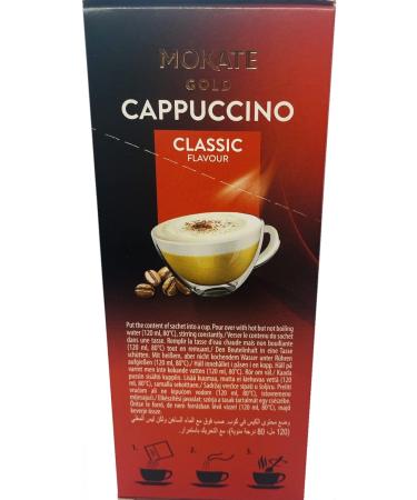 Mokate Gold Cappuccino Classic Flavour Instant Coffee 6 boxes x 8 12.5g sachets - Buy Online on GoSupps.com