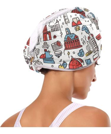 City Elements Hair Towel 2 Pack - Super Absorbent Quick Dry Hair Turbans for Women & Girls | Perfect Hair Drying Solution - Buy Online on GoSupps.com