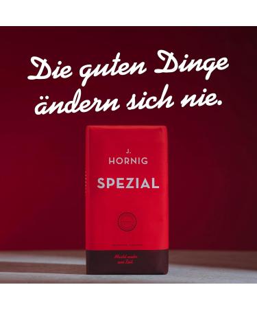 J. Hornig Coffee Ground 500g - Mild Aroma & Chocolate Taste | Perfect for Filter Coffee French Press & Espresso - Buy Online on GoSupps.com