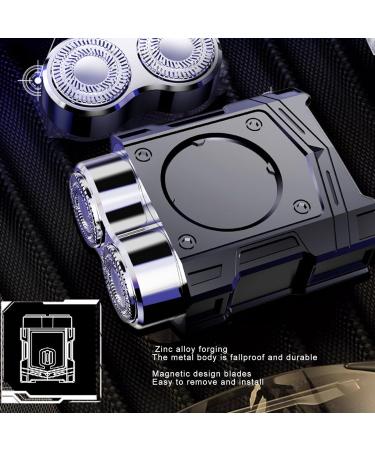 Self-Sharpening Beard Trimmer - Wet & Dry Pocket Trimmer 800mAh Battery IP7 Waterproof Zinc Alloy - Perfect for Home & Travel (Black - Buy Online on GoSupps.com