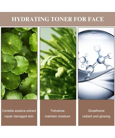 Glutathione Face Toner - 2% Niacinamide Toner for Face Hydrating Toner Even Skin Tone Oil-Control Korean Toner Skincare Shrink Pores Exfoliating Toner for All Skin - Buy Online on GoSupps.com