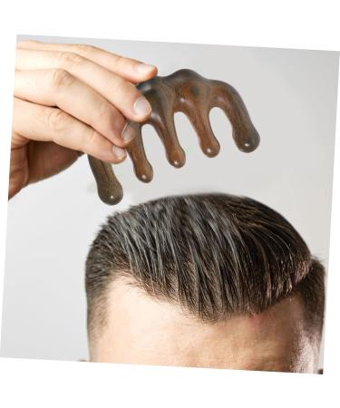 Beaupretty 4-Piece Sandalwood Comb Set - Scalp Massager & Massage Tools - Large Teeth for Soothing Relief (9.00x5.00x1.50cm) - Buy Online on GoSupps.com