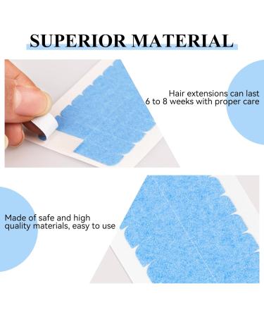 Hair Extension Tapes 120 Pcs Double Sided Adhesive Tape Hair Extensions Hair Tapes for Extensions(4 x 0.8cm) - Buy Online on GoSupps.com