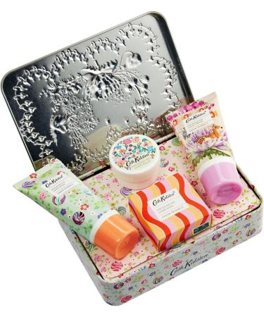Cath Kidston Hand Cream 30ml Hand Wash 30ml Hand Soak 30g and Hand Balm 9g Giftable festive Tin Beauty Gift For Her Travel Size and Vegan Friendly Hand Moisturiser Essentials Oils Hand Care Gift Set - Buy Online on GoSupps.com