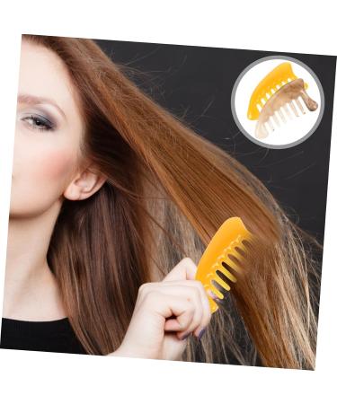 Fomiyes 2-in-1 Jade Massage Comb & Scraping Tool - Neck & Hair Brush for Ultimate Relaxation - Buy Online on GoSupps.com