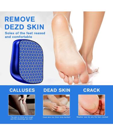 2-in-1 Nano Glass Corn Remover | Wet & Dry Foot Care Tool for Safe & Quick Removal of Dead Skin Calluses & Cracked Heels - Buy Online on GoSupps.com