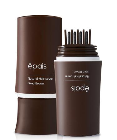 EPAIS Natural Hair Cover Dark Brown Hair Color for Gray Hair Coverage Touch Up Pen | Root Cover Up Semi Permanent Hair Color | Deep Brown
