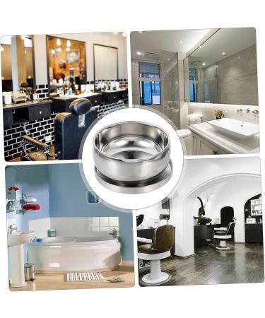FRCOLOR Stainless Steel Shaving Soap Bowl - Rustproof Razor Shell Hair Care Cup 11x5.5cm - Ideal for Men s Grooming - Buy Online on GoSupps.com
