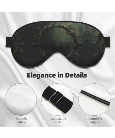 Buy SSIMOO Crown of Thorns Sleep Mask | Adjustable Breathable & Fashionable Eye Mask for Comfortable Sleep - Black | International Shipping Available - Buy Online on GoSupps.com