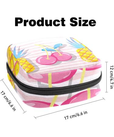 Buy Pineapple Cherry Fruit Bags & Large Menstrual Cup Zipper Bags - Stylish Storage for Women | Multicolored Period Inserts Panty Liners & Tampons - Buy Online on GoSupps.com