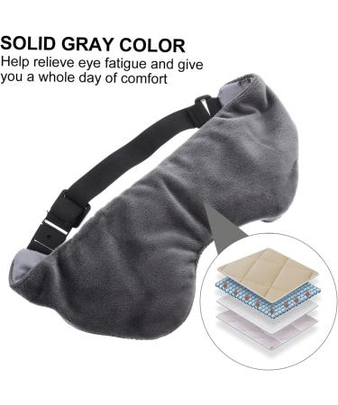 PLAFOPE Gravity Eye Mask for Men - Gel Face Mask for Sleeping - Heatable Eyeshade with Glass Beads - Blackout Blindfold for a Restful Night's Sleep - Buy Online on GoSupps.com