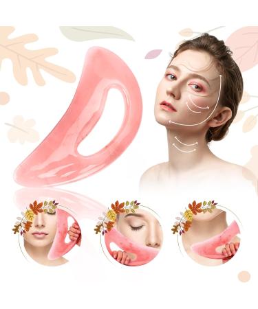 Large Pink Gua Sha Tool for Lymphatic Drainage & Muscle Relaxation - Full Body Massage Device for Cellulite Relief Neck Face & Back - Buy Online on GoSupps.com
