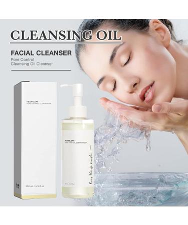 Heartleaf Pore Control Cleansing Oil Facial Cleanser Calming Skin Refreshing Daily Makeup Blackheads Removal For All Skin Types - Buy Online on GoSupps.com