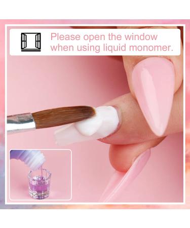 Saviland 8 OZ Professional Acrylic Liquid Monomer - Fast Setting, Non-Yellowing MMA Free Formula for Acrylic Nail Extensions - Buy Online on GoSupps.com