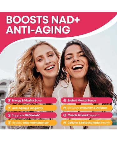 Iron Supplement for Women & Men Gummies NAD+ Gummies 1200mg Liposomal NAD Supplement for Women & Men - Buy Online on GoSupps.com