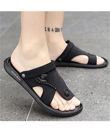 Orthopedic Man Bunion Corrector Sandals with Toe Separator - Black Size 10 - Buy Online on GoSupps.com