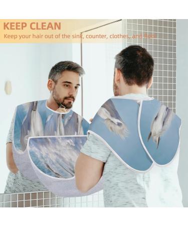 Beard Bib Apron - Non-Stick Waterproof Hair Catcher for Men | Perfect Grooming Cloth for Easy Shaving & Trimming - Buy Online on GoSupps.com