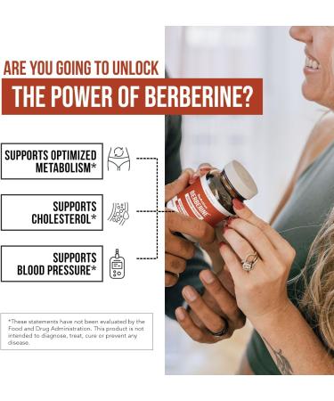SoActive Berberine 550mg: 9.6X Higher Absorption Clinically Studied Optimized Phytosome | Supports Metabolism & AMPK Activation | Non-GMO Soy-Free | Clinically Validated Dose | 60 Servings - Buy Online on GoSupps.com