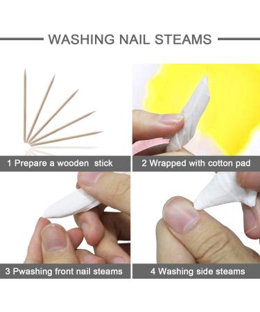 100 Pcs 4.3in Wooden Orange Sticks Nail Cuticle Pusher Remover for Manicure & Pedicure - Buy Online on GoSupps.com