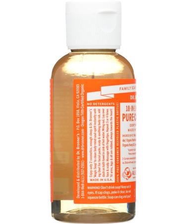 Dr. Bronner's Travel Size Tea Tree Castile Soap - 2 FZ | Natural Organic Cleanser for Skin & Body | Shop Internationally - Buy Online on GoSupps.com