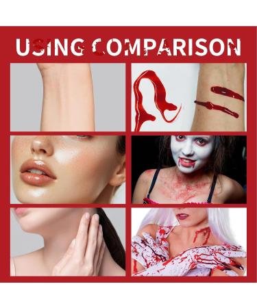  G n rique Washable Artificial Blood - Halloween Makeup Kit 60ml Multi-Purpose Party Cinema Cosplay Photography Event Security - Buy Online on GoSupps.com