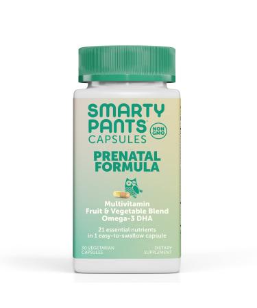 SmartyPants Capsules, Prenatal Formula, 30 Capsules Multi Capsules Prenatal