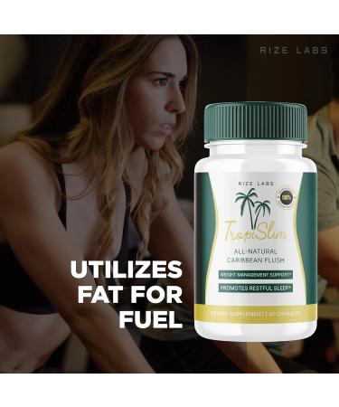 (Official 3 Pack) Tropislim Tropislim All Natural Caribbean Flush Weight Loss Supplement Tropislim Slimming Capsules for Women Healthy Lifestyle + Leaner Physique Tropical Reviews (180 Capsules) - Buy Online on GoSupps.com