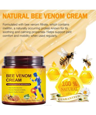 IKZEE Bee Venom Cream & Gel for Joint & Muscle Comfort - Targeted Formula for Back Knee Hands Neck and Feet - Buy Online on GoSupps.com