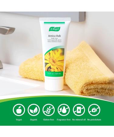 A.Vogel Arnica Rub 3.5 oz - Organic Arnica Extract for Joint Mobility & Muscle Stiffness - Vegan & Gluten-Free - Buy Online on GoSupps.com