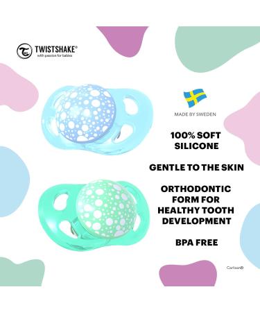 Buy Twistshake 78083 Blue Pacifier for 0-6 Months | International Shipping Available - Buy Online on GoSupps.com