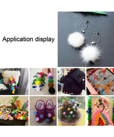 PandaHall 100 Pcs Assorted Multicolor Pom Poms 25mm - DIY Arts & Crafts Decorations - Buy Online on GoSupps.com