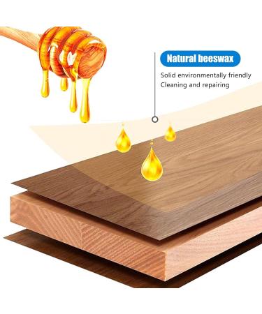 Wood Seasoning Beeswax Wood Seasoning Beeswax for Furniture - Furniture Cleaner and Polish for Wood Doors Tables Chairs Cabinets 12b - Buy Online on GoSupps.com