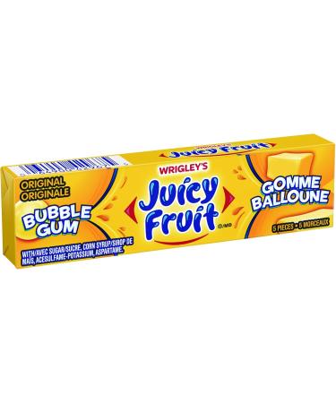 JUICY FRUIT Fruit Flavoured Chewing Gum 5 Chunks 18 Packs - Buy Online on GoSupps.com