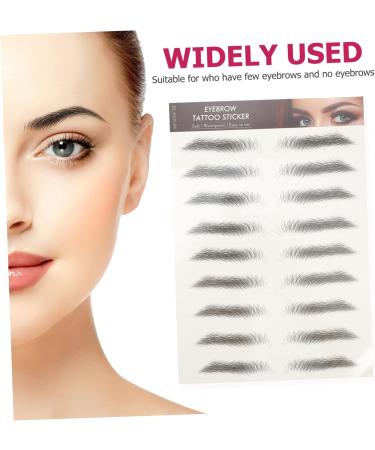 MAGICLULU 84 Pcs Eyebrow Stickers Imitation Eyebrow Tattoos Tool Water Transfer Paper Post 4d Eyebrow Trimming - Buy Online on GoSupps.com