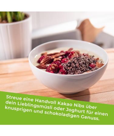 Organic Cocoa Nibs 400g | Raw Additive-Free Topping from Peru | GreatVita - Buy Online on GoSupps.com