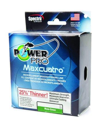 Power Pro Spectra Fiber Braided Fishing Line, Moss Green, 300YD