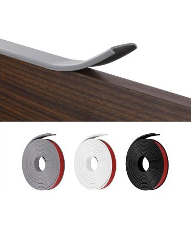 flintronic 5m*20mm U-Shape Flexible Furniture Edge Banding Baby Safty Baby Edge Protector Self Adhesive TPE Wood Edging Tape DIY Furniture Edge Trim for Table Cabinet Furniture Restoration Gray 5m*20mm - Buy Online on GoSupps.com