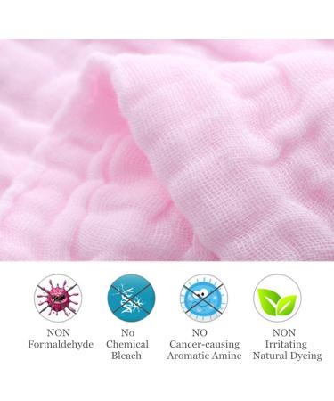 12-Pack Premium Baby Muslin Squares 100% Cotton 70x70 cm - Super Soft, Made in EU (Blue) - Buy Online on GoSupps.com