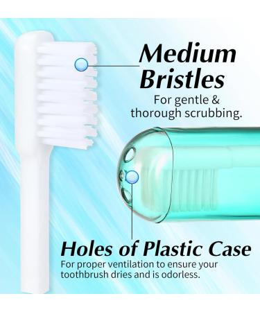 Buy 5PCS Travel Toothbrush Set - Folding Mini Toothbrushes with Covers | Soft & Portable Travel Size | Individually Wrapped in 5 Colors - Perfect for International Shipping - Buy Online on GoSupps.com