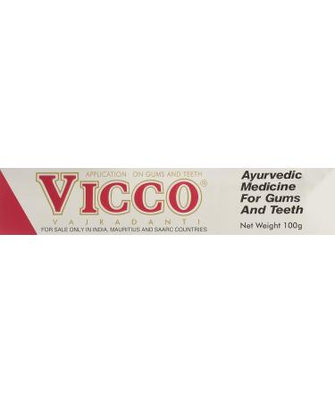 Buy Vicco Vajradanti Ayurvedic Medicine for Gums & Teeth - 100g (3.5 oz) | Natural Oral Care International Shipping - Buy Online on GoSupps.com