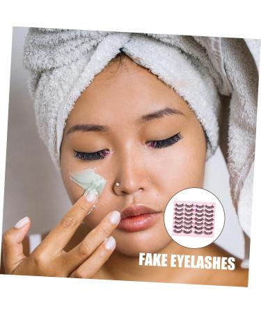 14 Pairs false lashes lash clusters cluster lashes colored lash extensions false lash extensions curl lash clusters individual lashes fake lashes eyelash Imitation extend - Buy Online on GoSupps.com