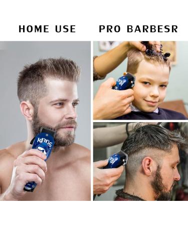 Hair Clippers for Men - Professional Cordless Barber Clippers & Rechargeable Beard Trimmer with 6 Guide Combs | Blue Panda No.1 - Buy Online on GoSupps.com