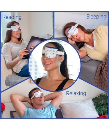 Moist Heat Eye Compress Pad for Dry Eye | Pink Eye, Blepharitis & Stye Relief | Microwavable, Washable & Reusable - Buy Online on GoSupps.com