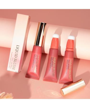 PICKX Pink Powder Blusher Liquid Beauty Stick Soft and Durable Shiny Velvet Texture Easy to Mix Soft Powder Blusher Makeup Durable and Soft Natural Dew (06# One Size) 06# 1 g (Pack of 1) - Buy Online on GoSupps.com