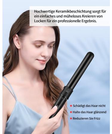 CCKeyin 5-in-1 Curling Iron Set - Multifunctional Ceramic Coating Curly Winder Kit with Glove - Black - International Shipping Available - Buy Online on GoSupps.com
