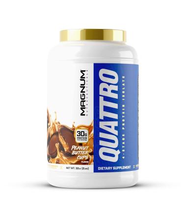 Buy Magnum Nutraceuticals Quattro Peanut Butter Cups 2LB - Enhance Muscle Growth & Recovery - International Shipping Available - Buy Online on GoSupps.com