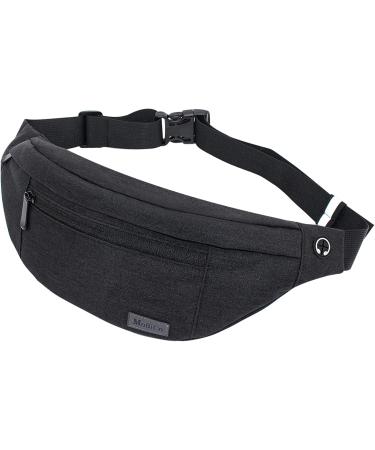 Big Crossbody Belly Pocket Belt Bag - Waterproof Hip Bag for Men & Women | Large Cell Phone & Money Belts for Camping Hiking & Fitness - Buy Online on GoSupps.com