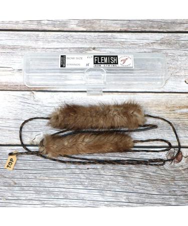 Flemish Bowstring with Beaver Fur Silencer 16 Strands D97 for Recurve & Long Bow - AMO 60 - Buy Online on GoSupps.com